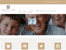 Tablet Screenshot of lakehousewest.com